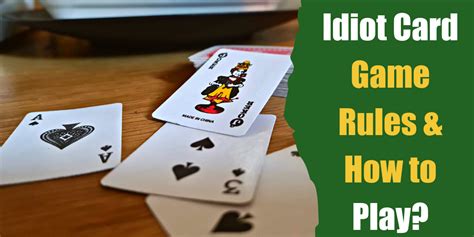 the idiot card game single player|Learn to Play Idiot: Rules & Tips .